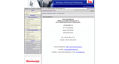 Desktop Screenshot of bip.msz3wa.edu.pl