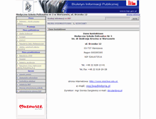 Tablet Screenshot of bip.msz3wa.edu.pl